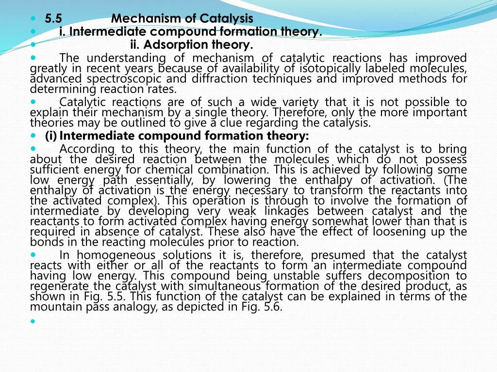 5 5 i intermediate compound formation theory