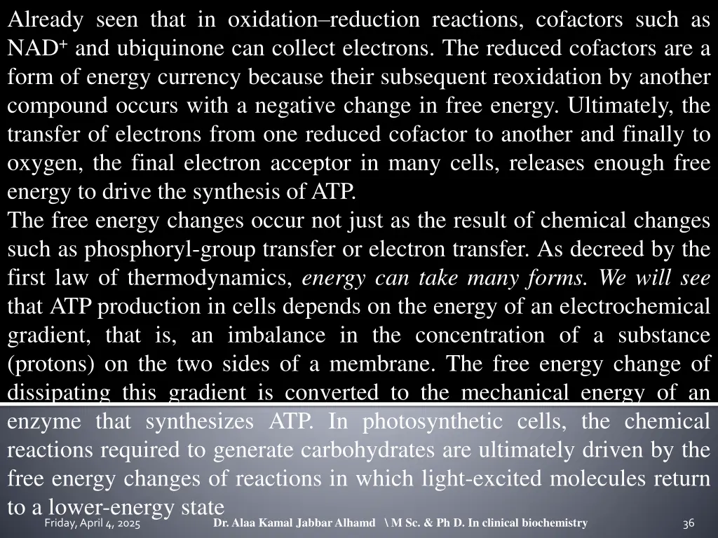 already seen that in oxidation reduction