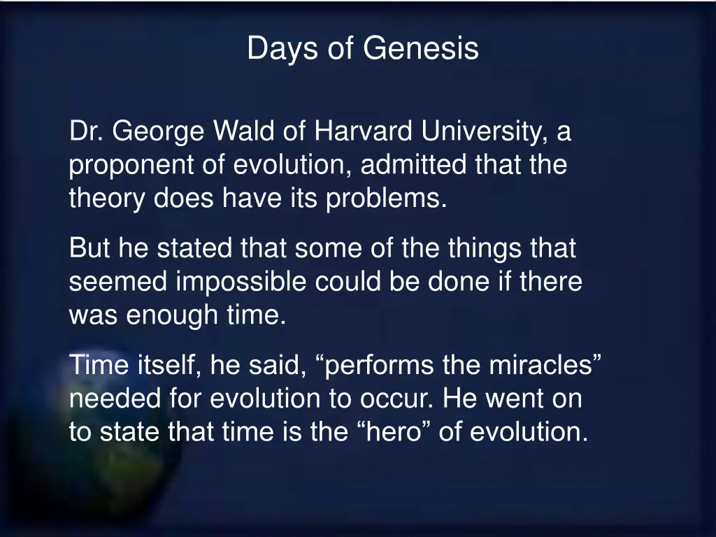 days of genesis 2