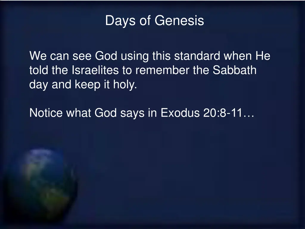 days of genesis 29
