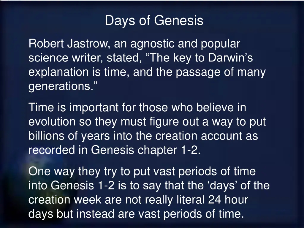 days of genesis 3