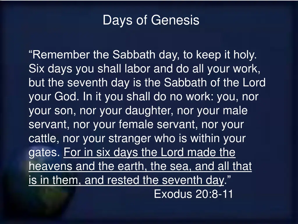 days of genesis 31