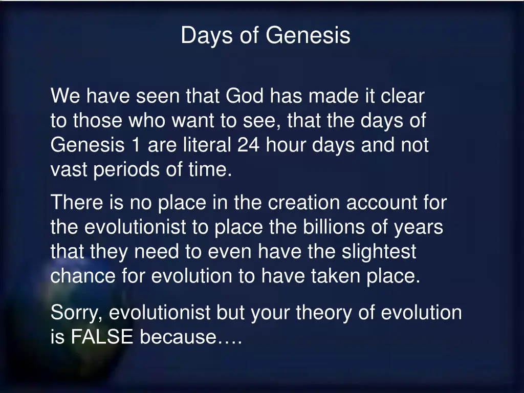 days of genesis 33