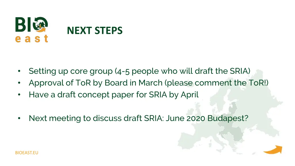 next steps