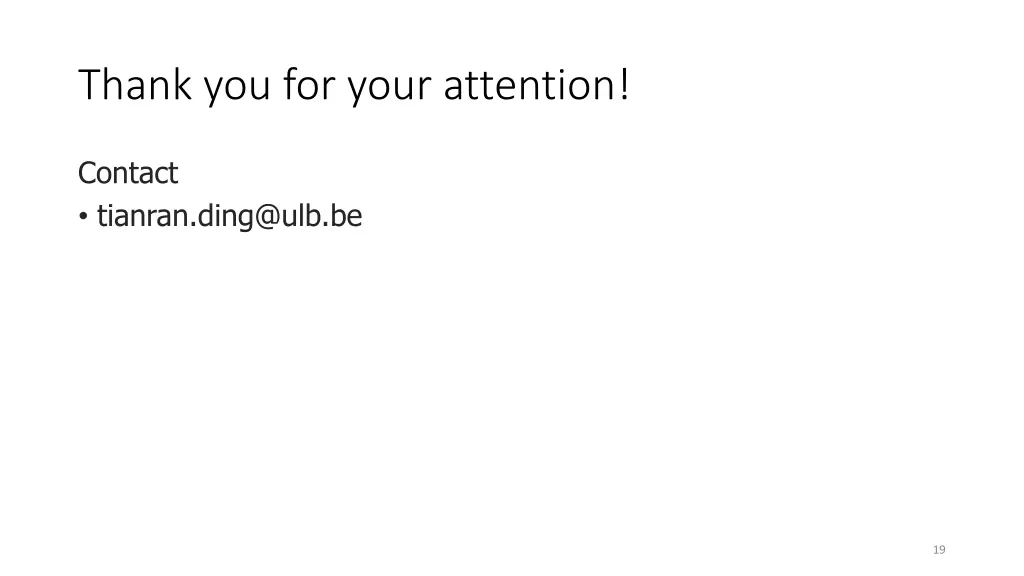thank you for your attention