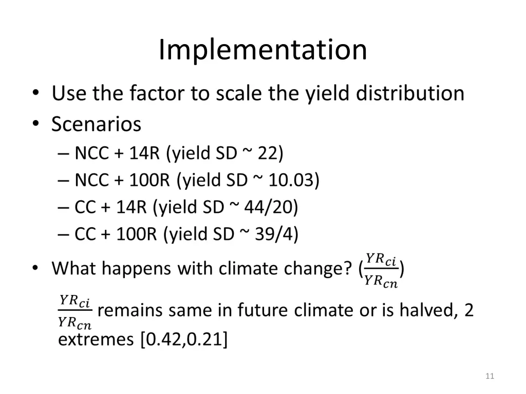 implementation