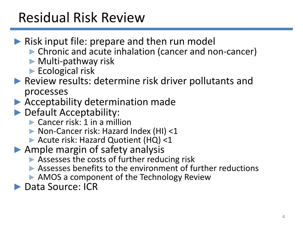 residual risk review
