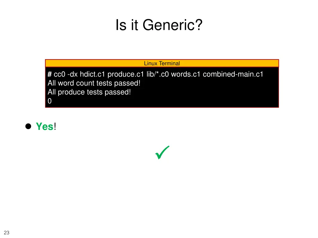 is it generic