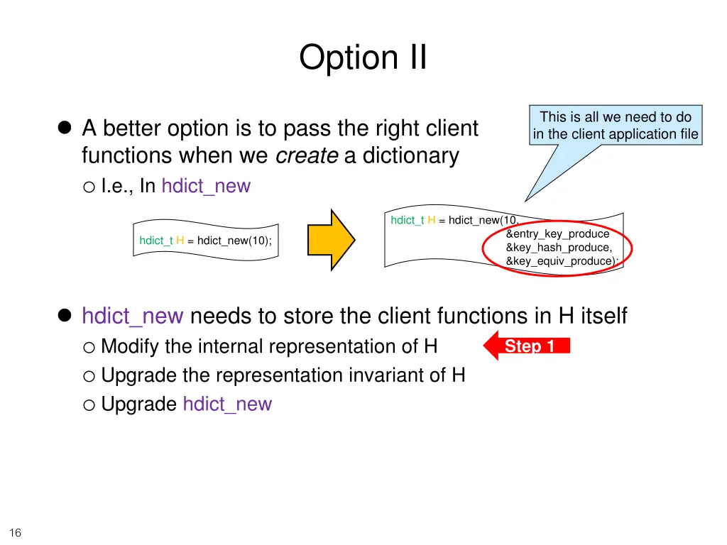 option ii