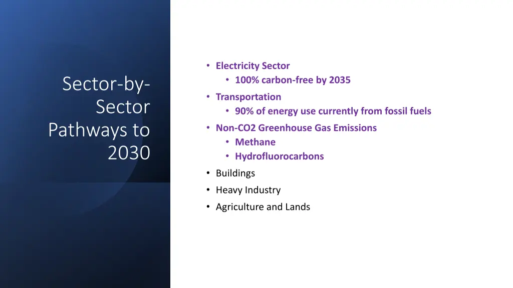 electricity sector 100 carbon free by 2035