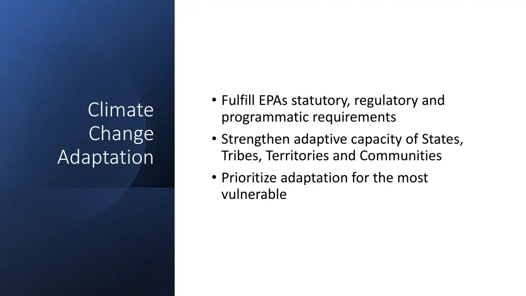 fulfill epas statutory regulatory