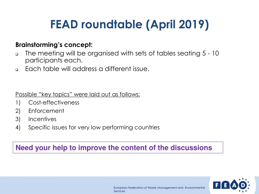 fead roundtable april 2019 1