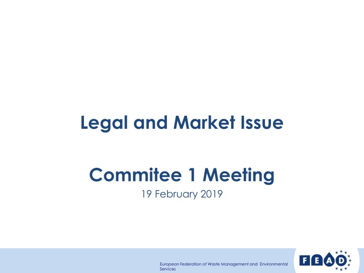 legal and market issue