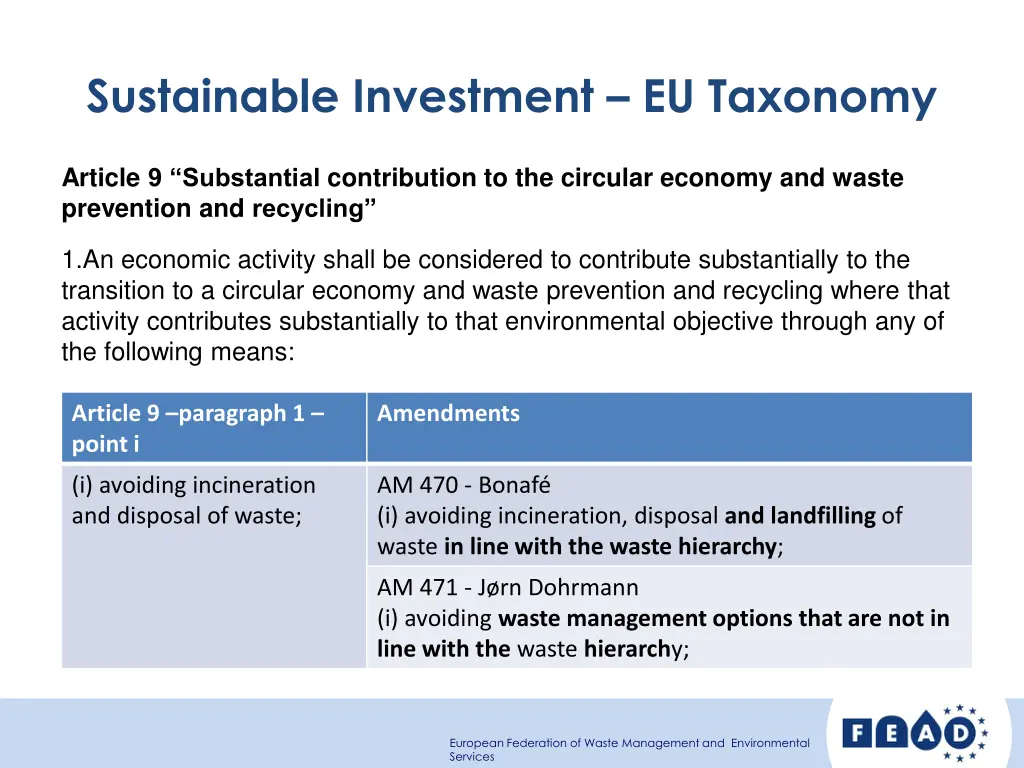 sustainable investment eu taxonomy 1