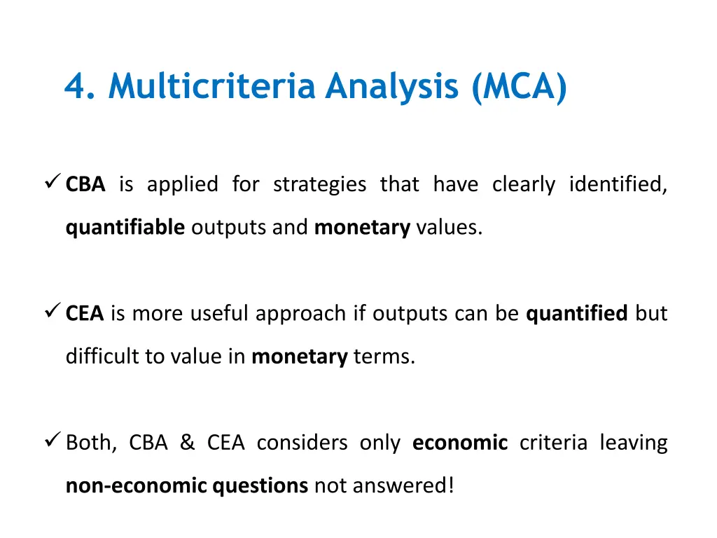 4 multicriteria analysis mca