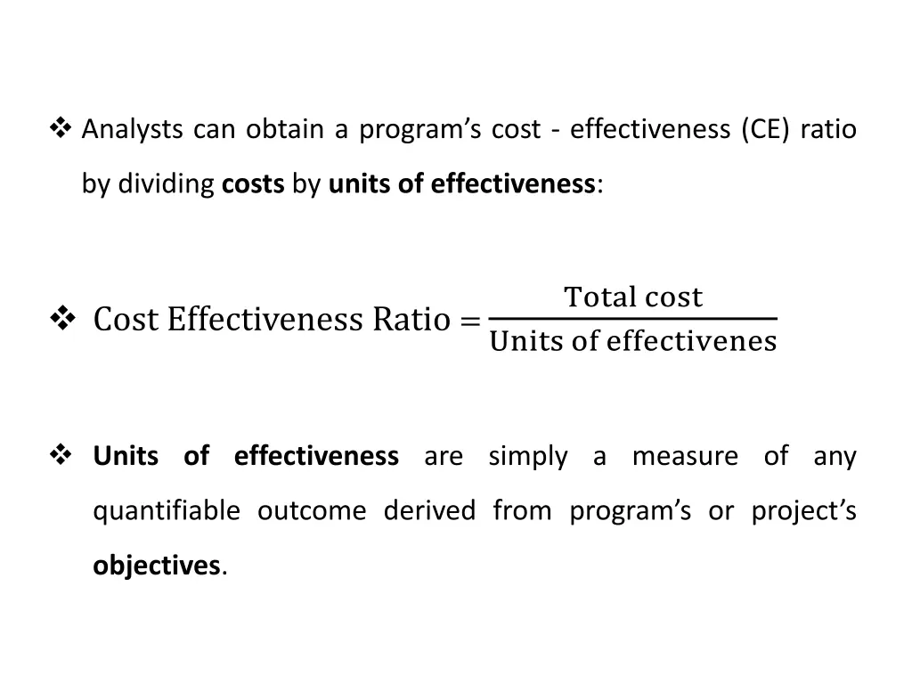 analysts can obtain a program s cost