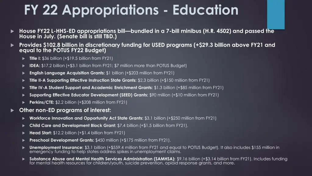 fy 22 appropriations education 1