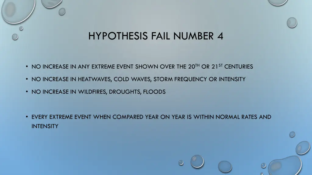 hypothesis fail number 4