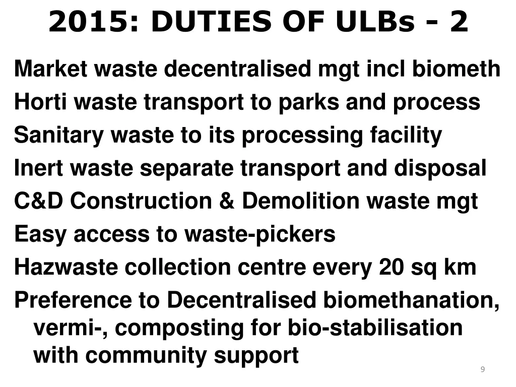 2015 duties of ulbs 2