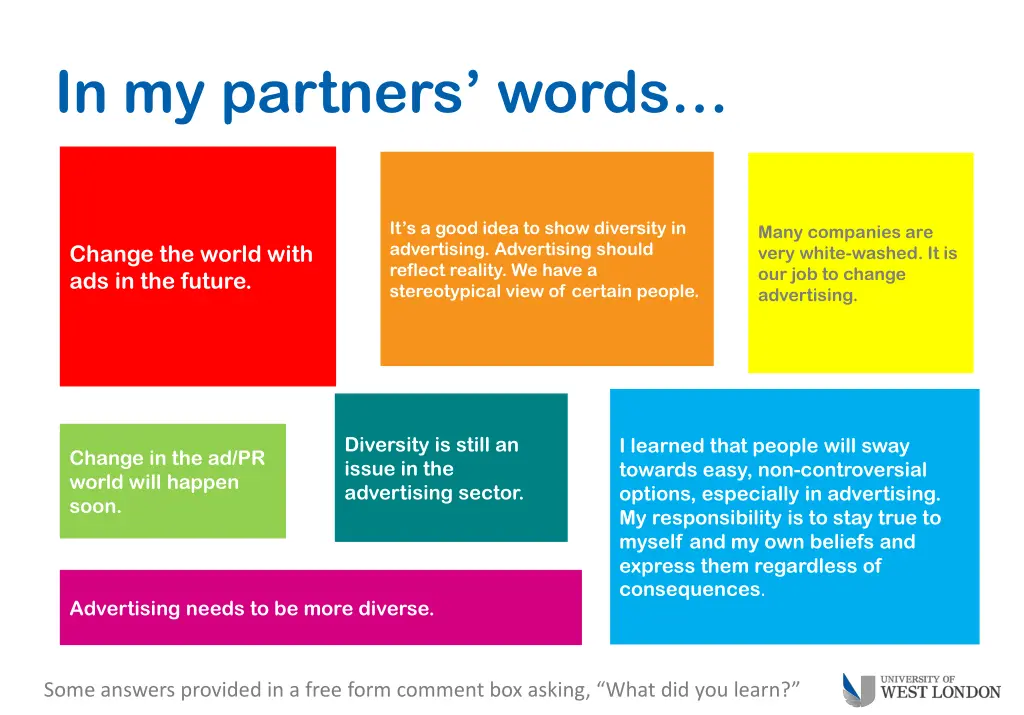 in my partners words