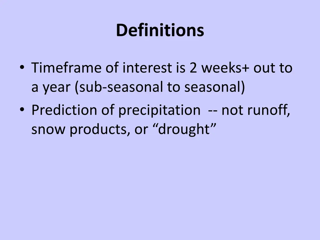 definitions