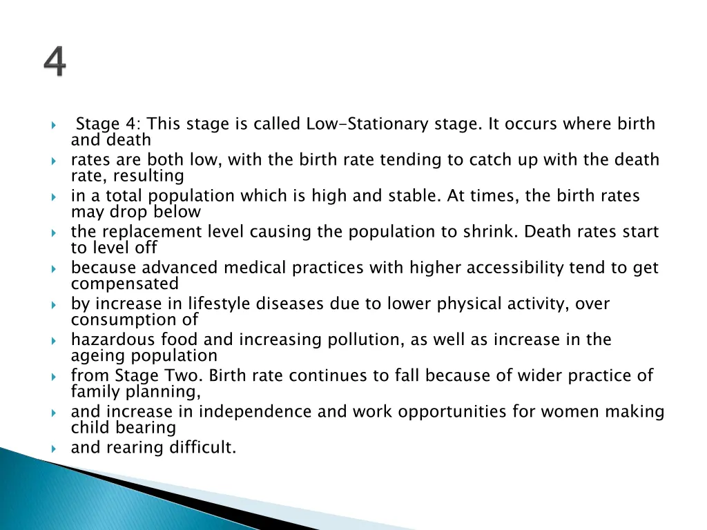 stage 4 this stage is called low stationary stage