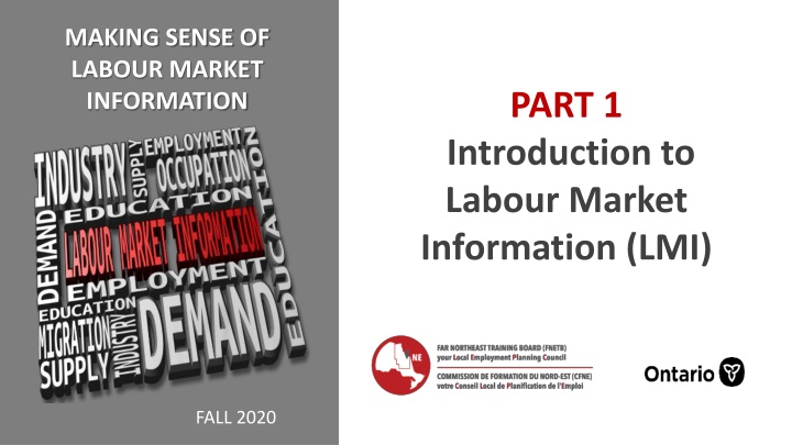 making sense of labour market information