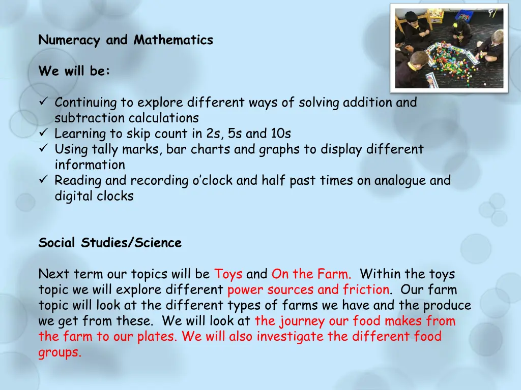 numeracy and mathematics 1