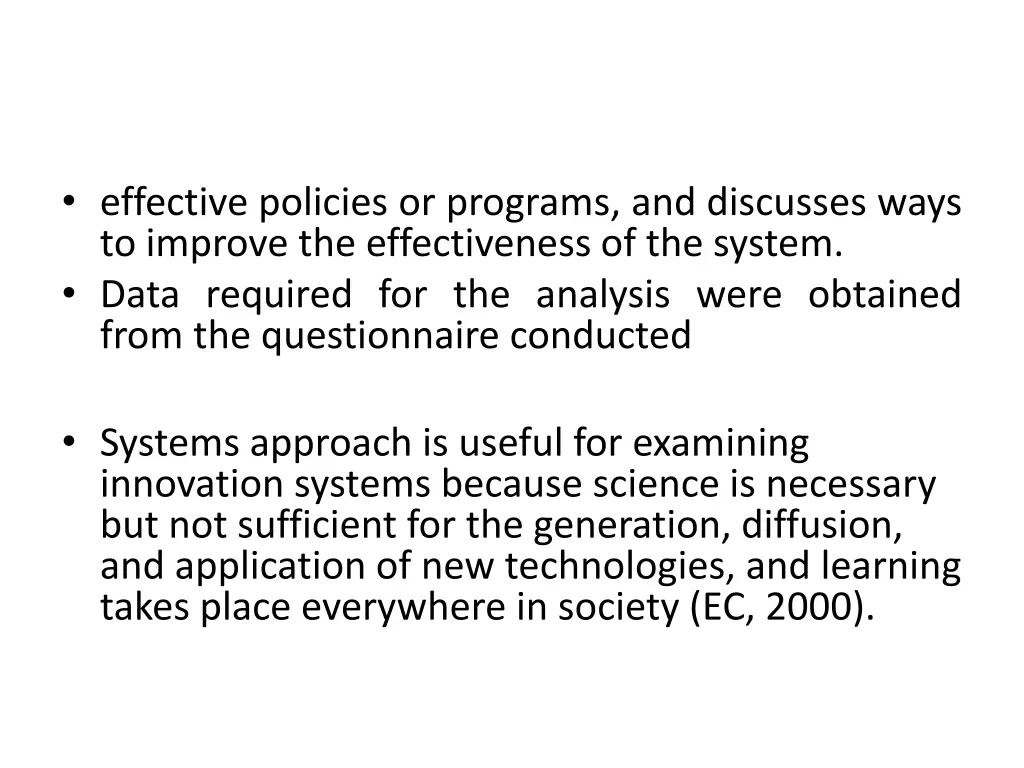effective policies or programs and discusses ways