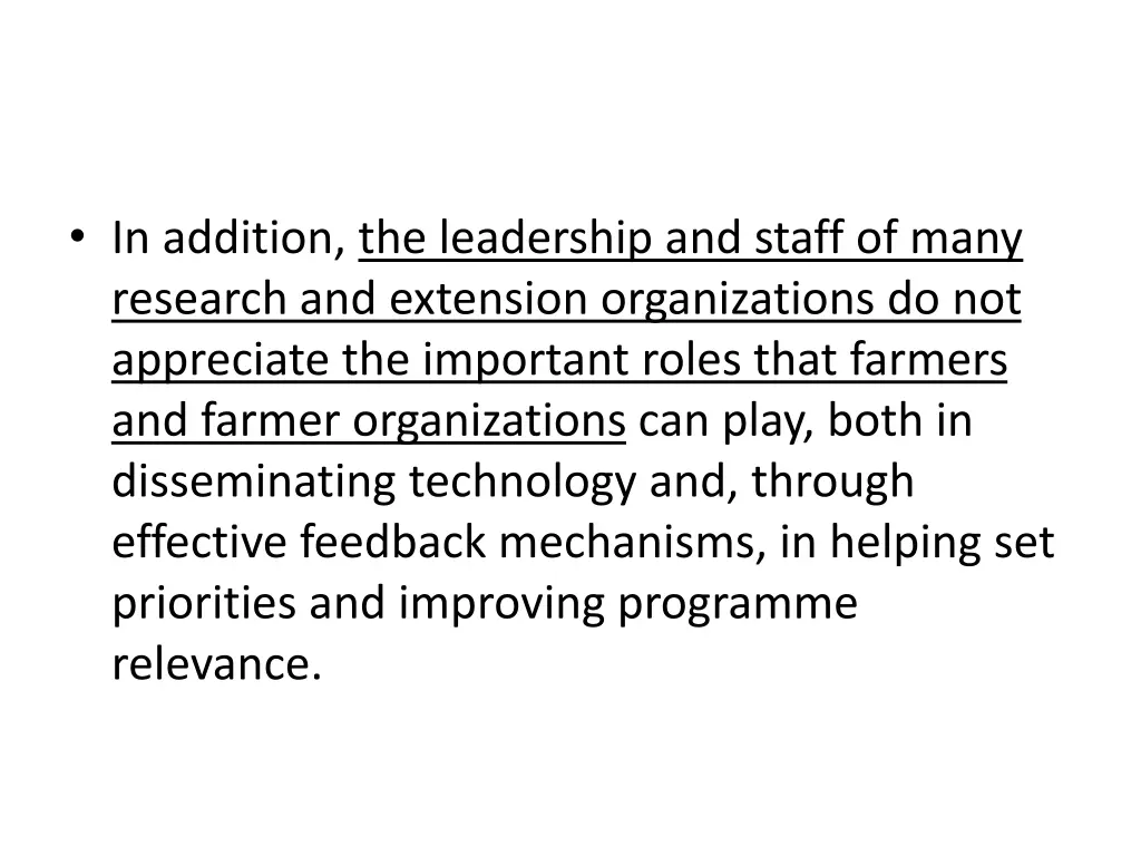 in addition the leadership and staff of many