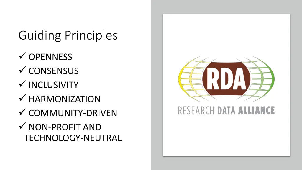 guiding principles