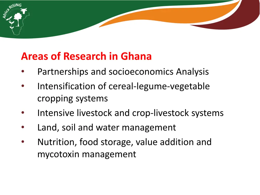 areas of research in ghana partnerships