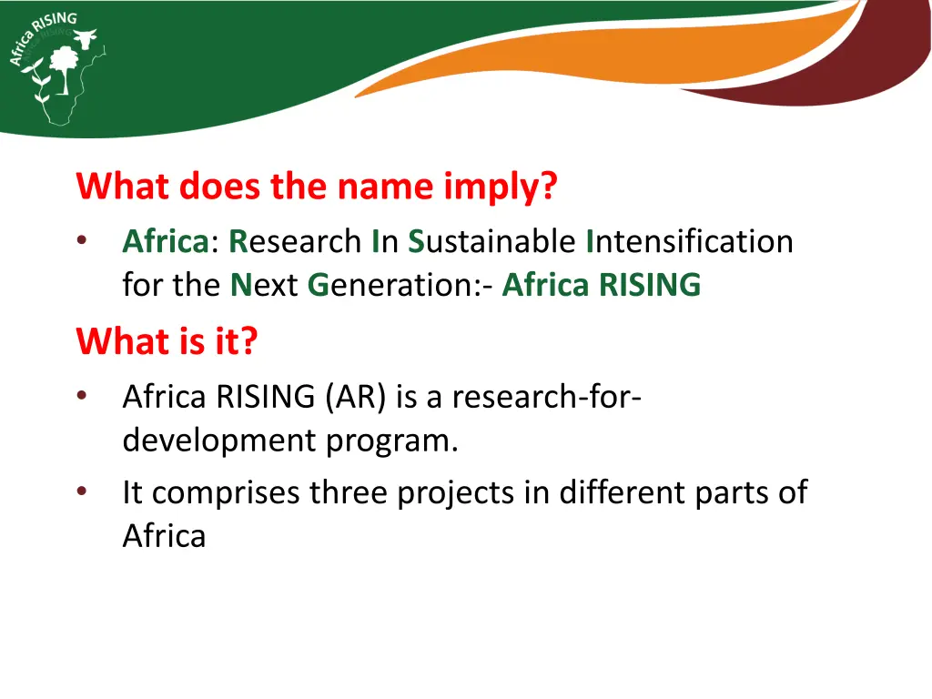 what does the name imply africa r esearch