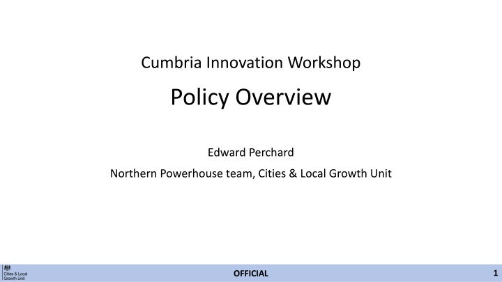 cumbria innovation workshop