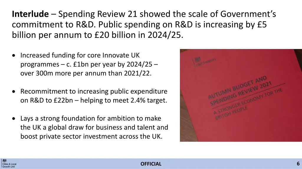 interlude spending review 21 showed the scale