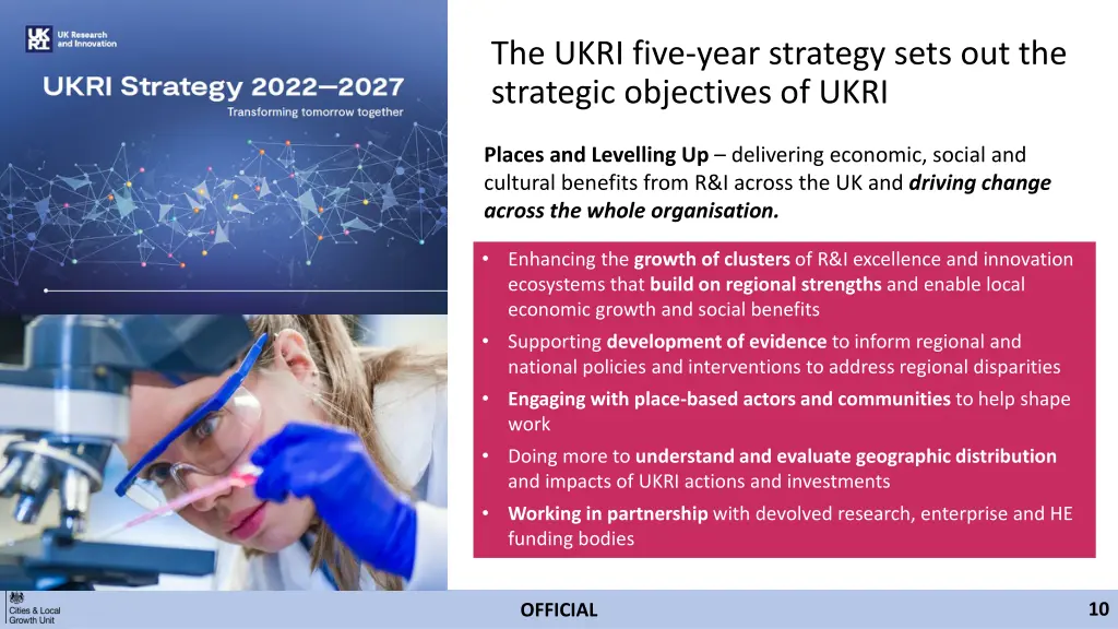 the ukri five year strategy sets