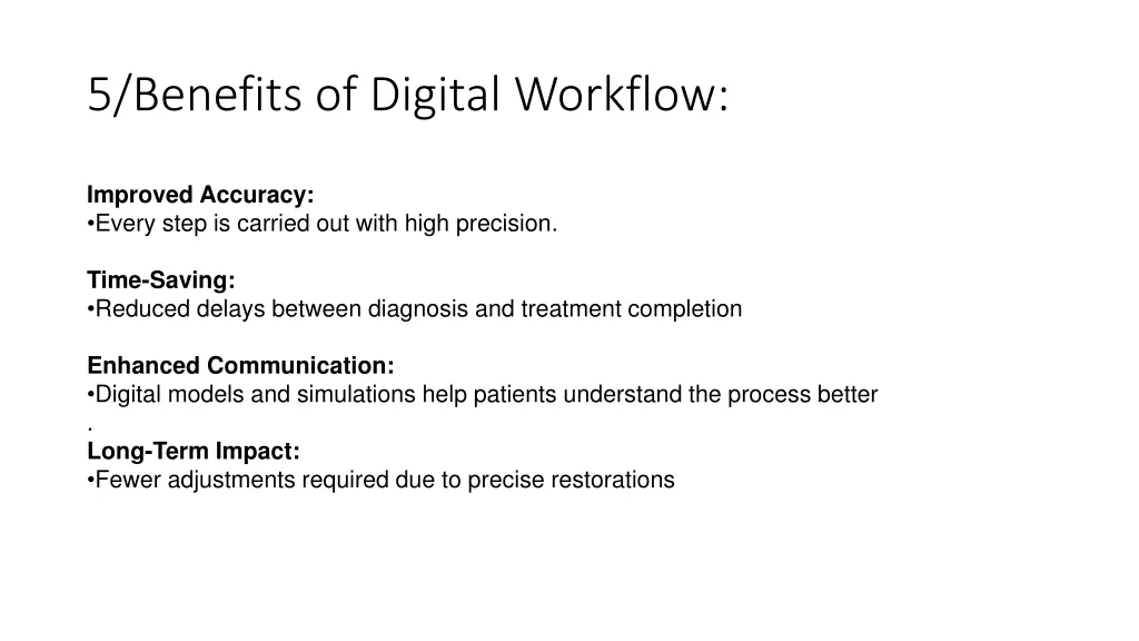 5 benefits of digital workflow