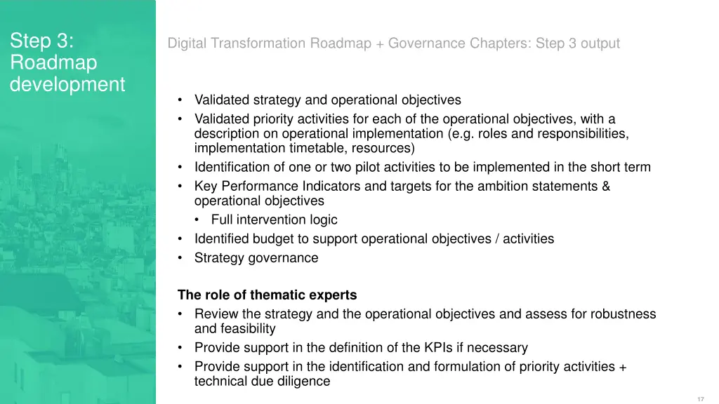 step 3 roadmap development 10