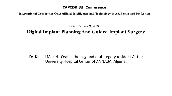 capcdr 8th conference