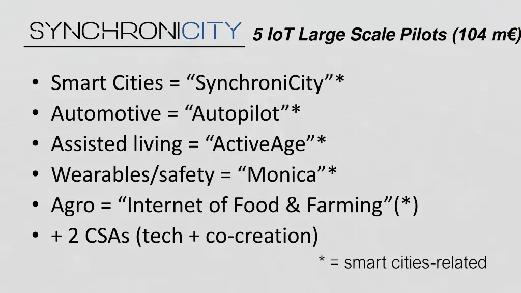 5 iot large scale pilots 104 m