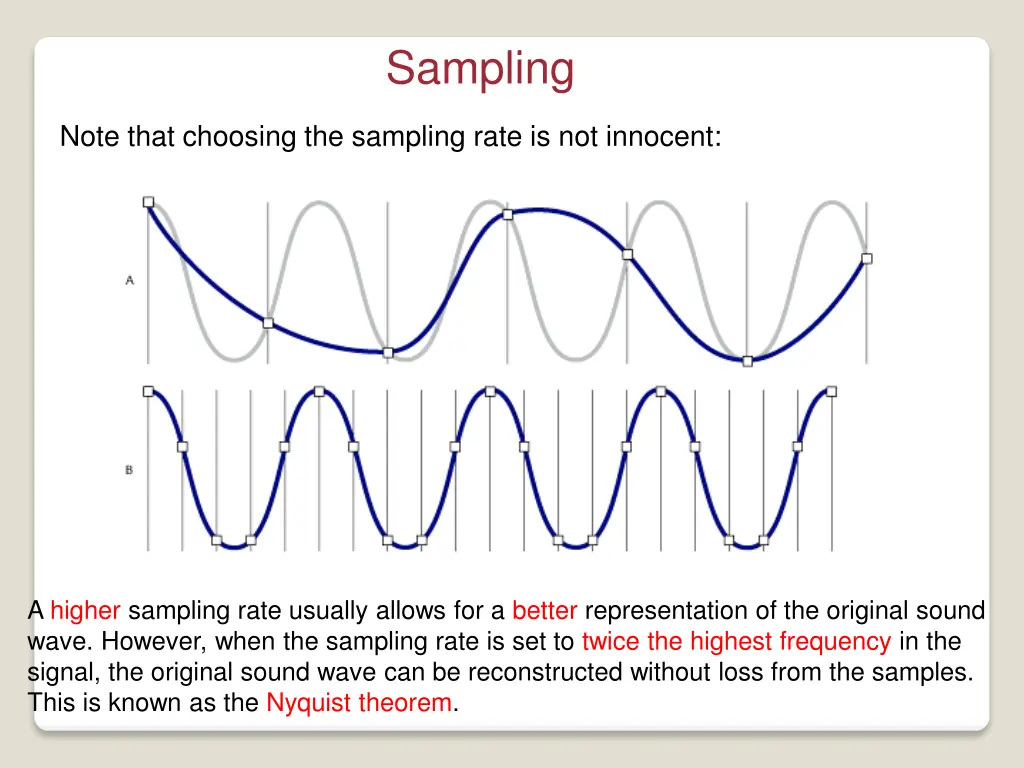 sampling 1
