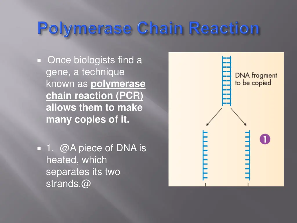 once biologists find a gene a technique known