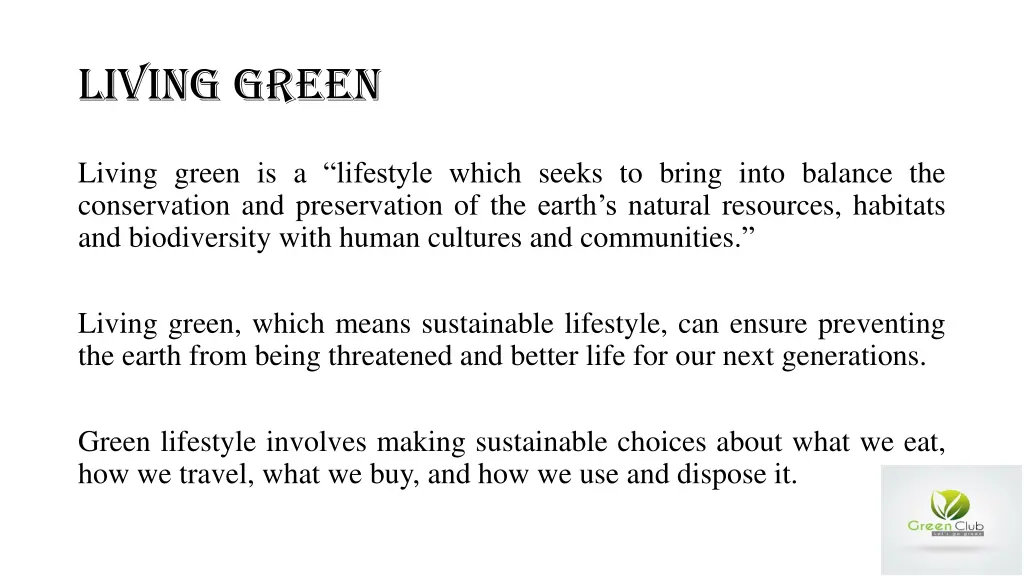 living green 1