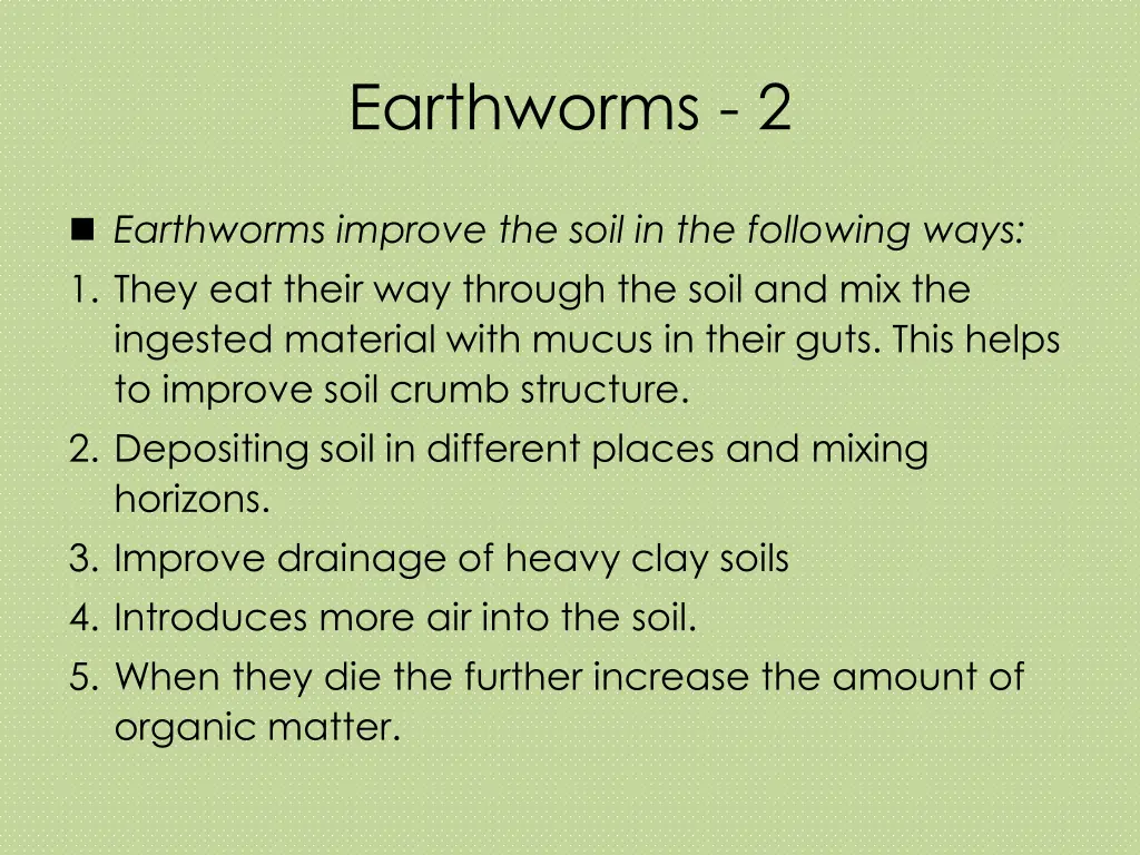 earthworms 2