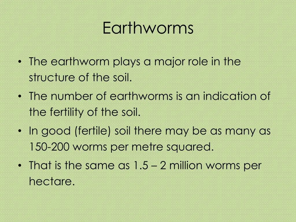 earthworms