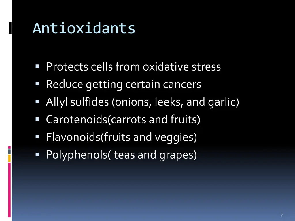 antioxidants
