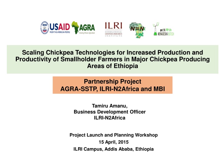 scaling chickpea technologies for increased