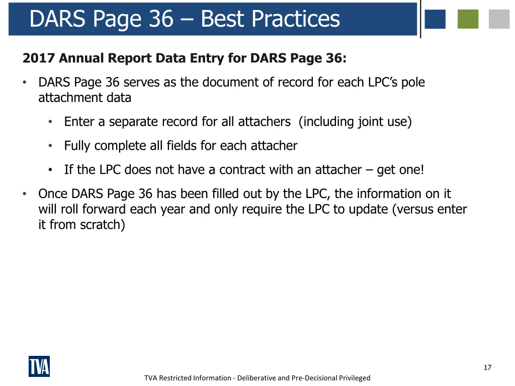 dars page 36 best practices