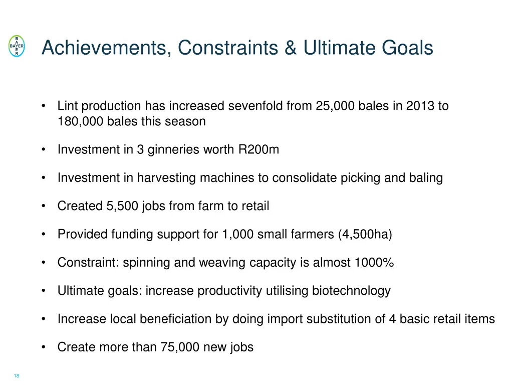achievements constraints ultimate goals