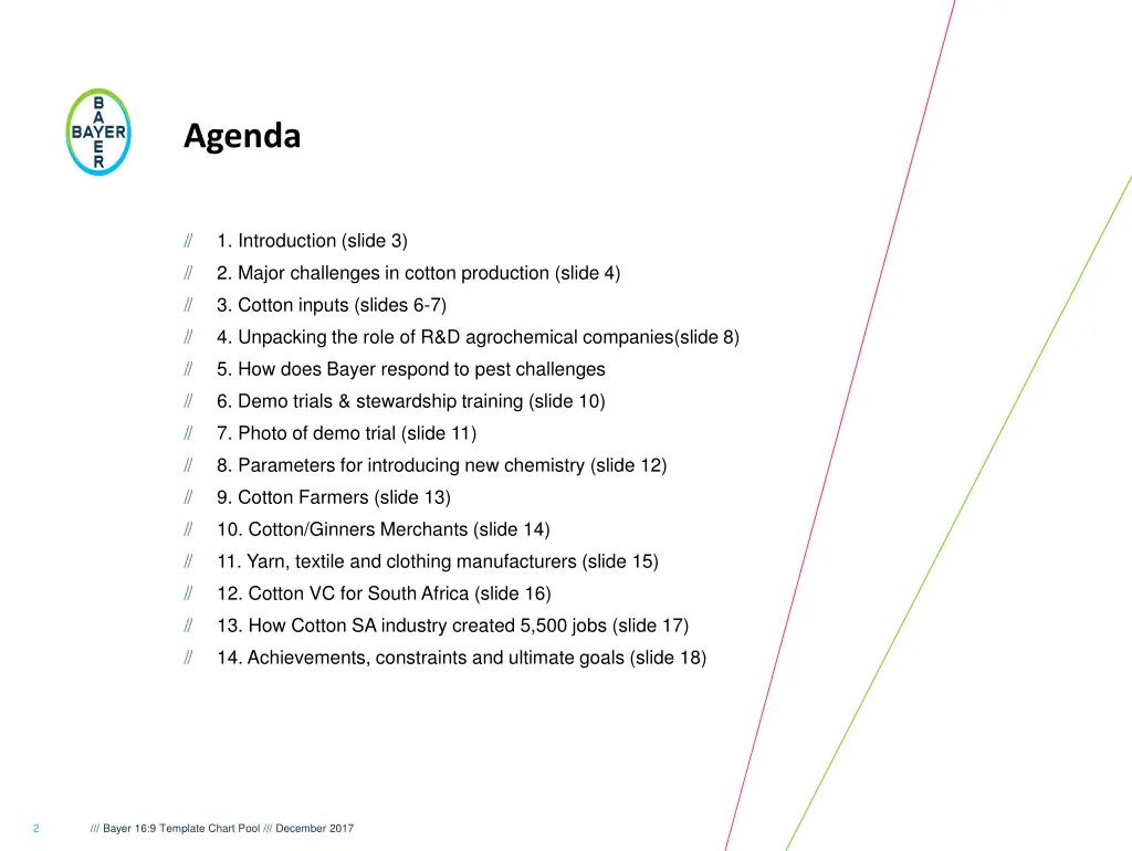 agenda
